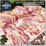 Australia BEEF TRIMMINGS 65CL daging sapi tetelan frozen HARVEY portioned 1.5" 4cm +/- 1.2kg (price/kg)